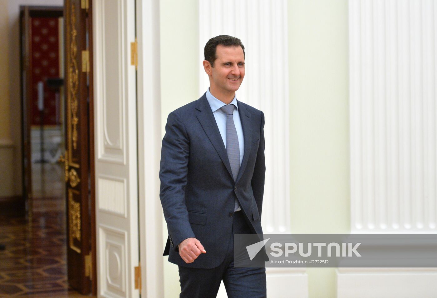 President Vladimir Putin meets with President of Syria Bashar al-Assad