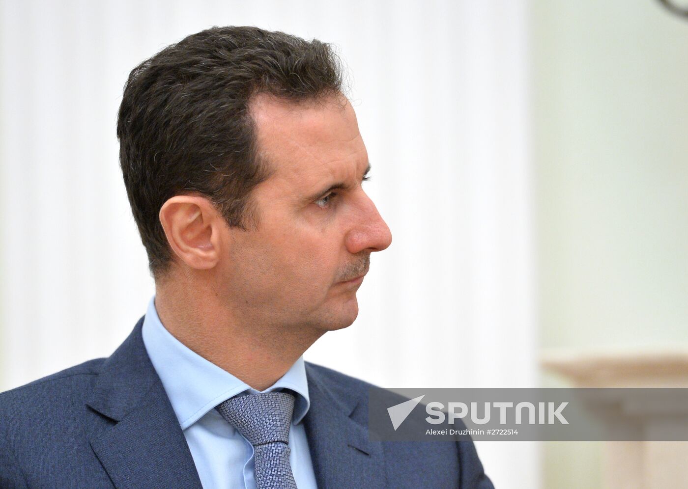 President Vladimir Putin meets with President of Syria Bashar al-Assad