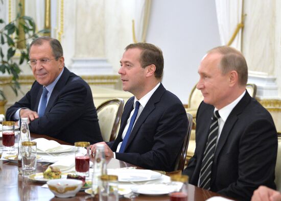 President Vladimir Putin meets with President of Syria Bashar al-Assad