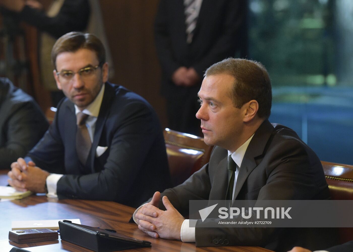 Prime Minister Dmitry Medvedev meets with members of Government Expert Council
