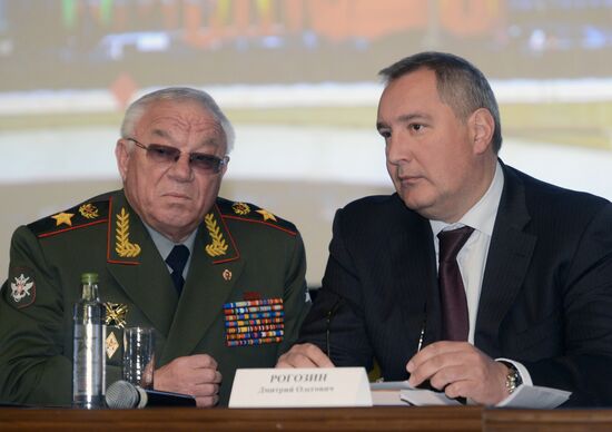 Dmitry Rogozin's visit to Military Academy of Armed Forces General Staff