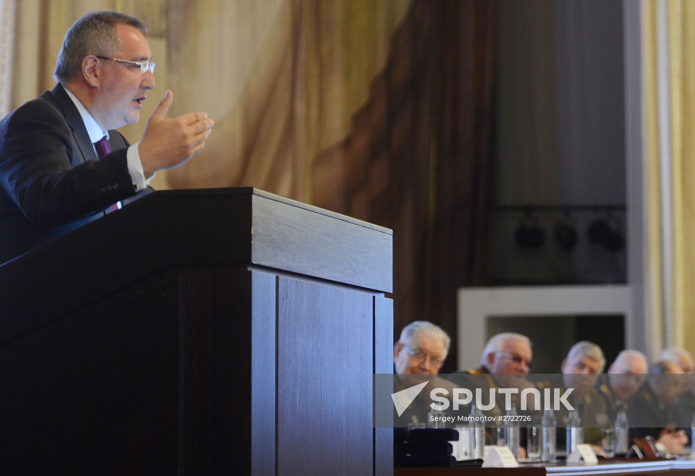 Dmitry Rogozin's visit to Military Academy of Armed Forces General Staff
