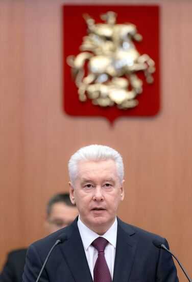 Moscow Mayor Sobyanin delivers annual report at Moscow City Duma