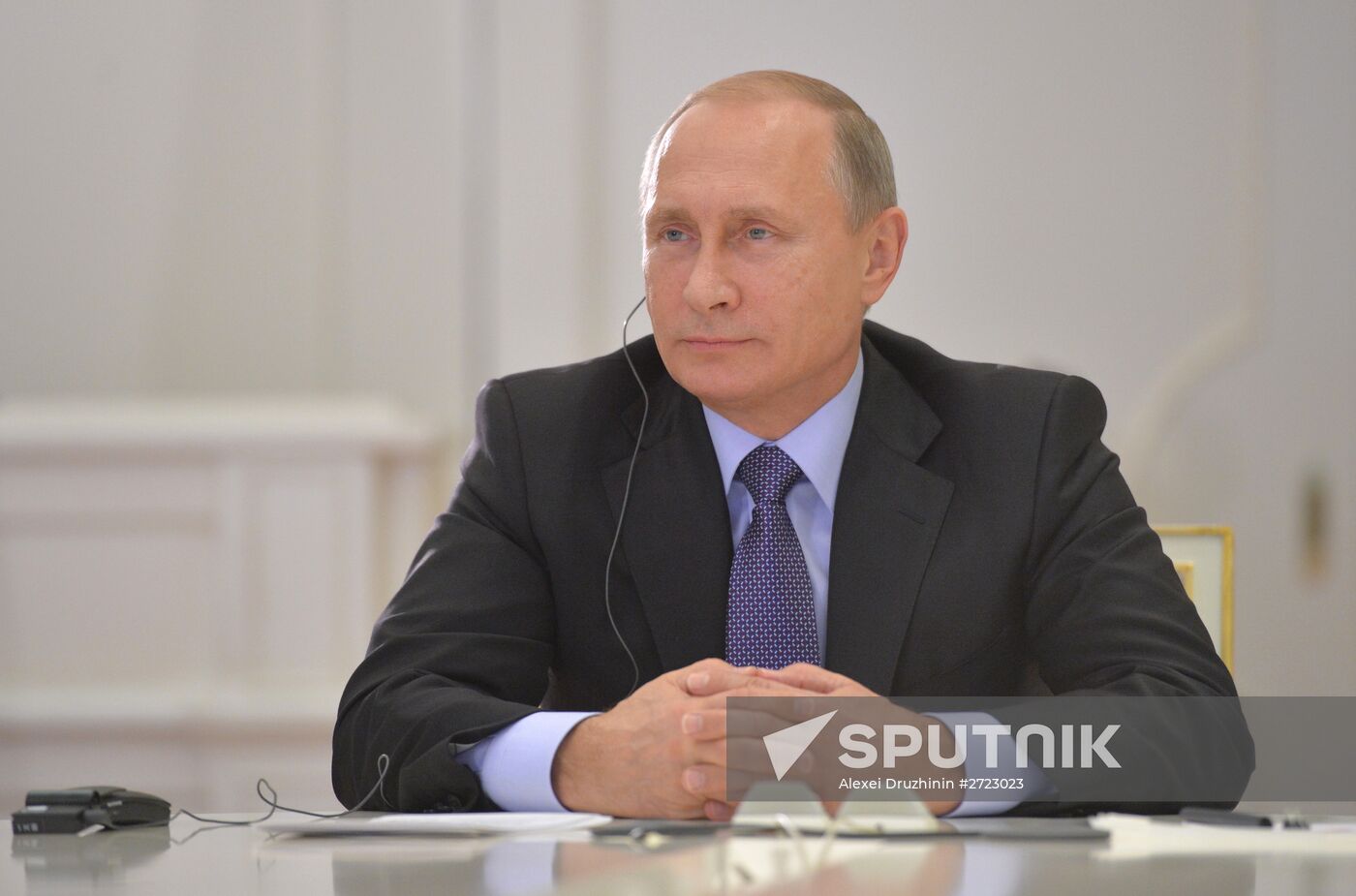 Vladimir Putin holds videoconference with Argentine President Cristina Fernandez de Kirchner