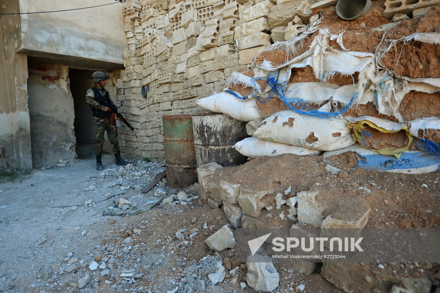 Situation in Maadaniya, a Damascus suburb