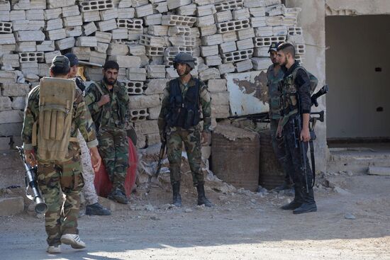 Situation in Maadaniya, a Damascus suburb