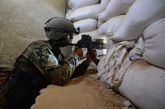 Situation in Maadaniya, a Damascus suburb