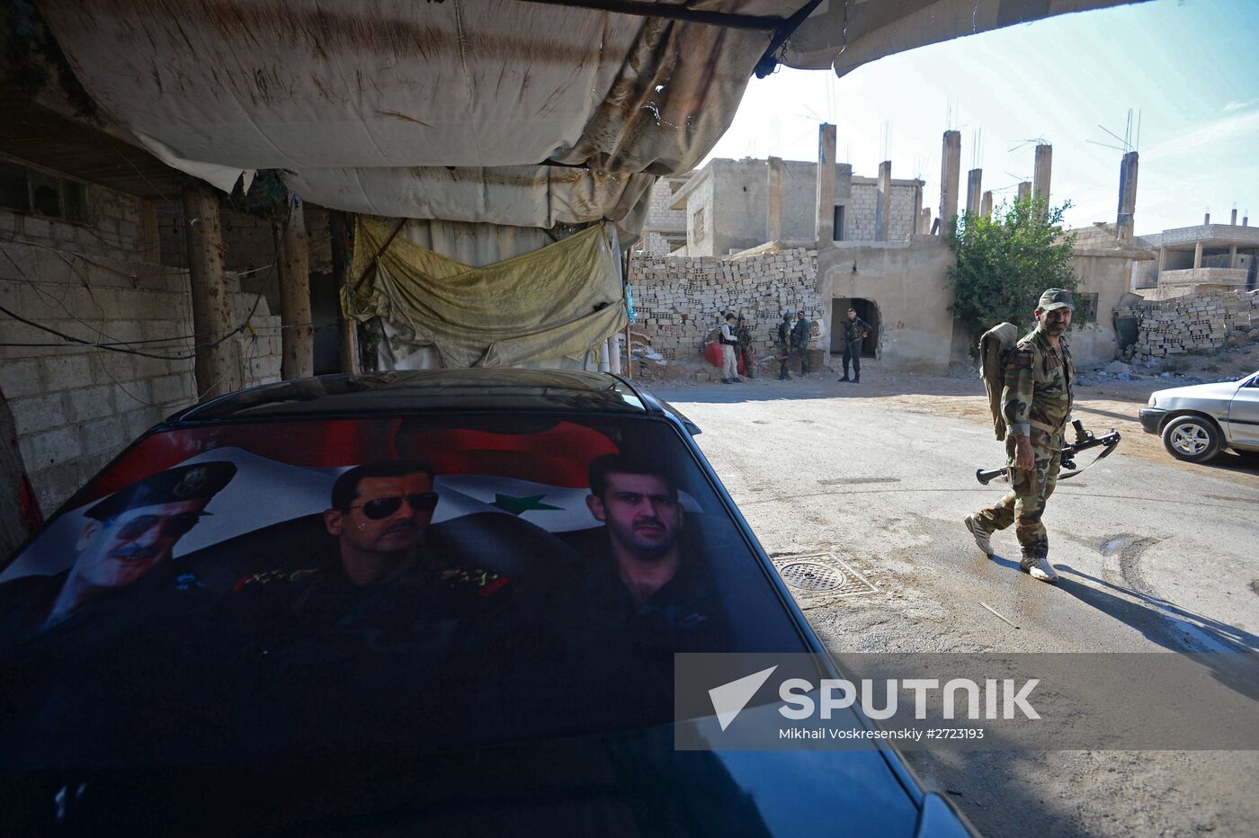 Situation in Maadaniya, a Damascus suburb