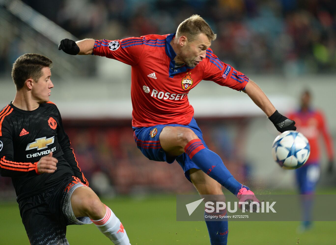 UEFA Champions League. CSKA vs. Manchester United