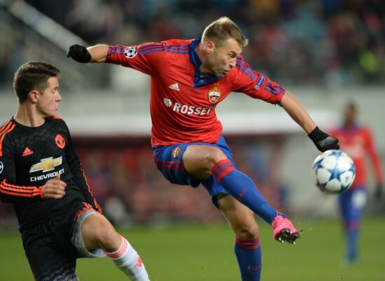 UEFA Champions League. CSKA vs. Manchester United