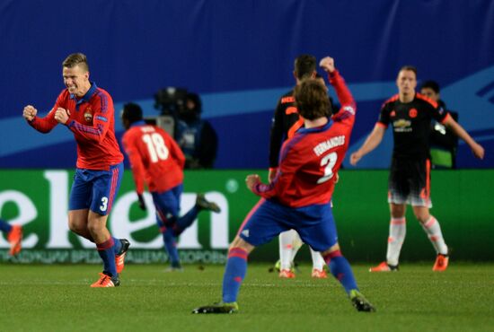 UEFA Champions League. CSKA vs. Manchester United