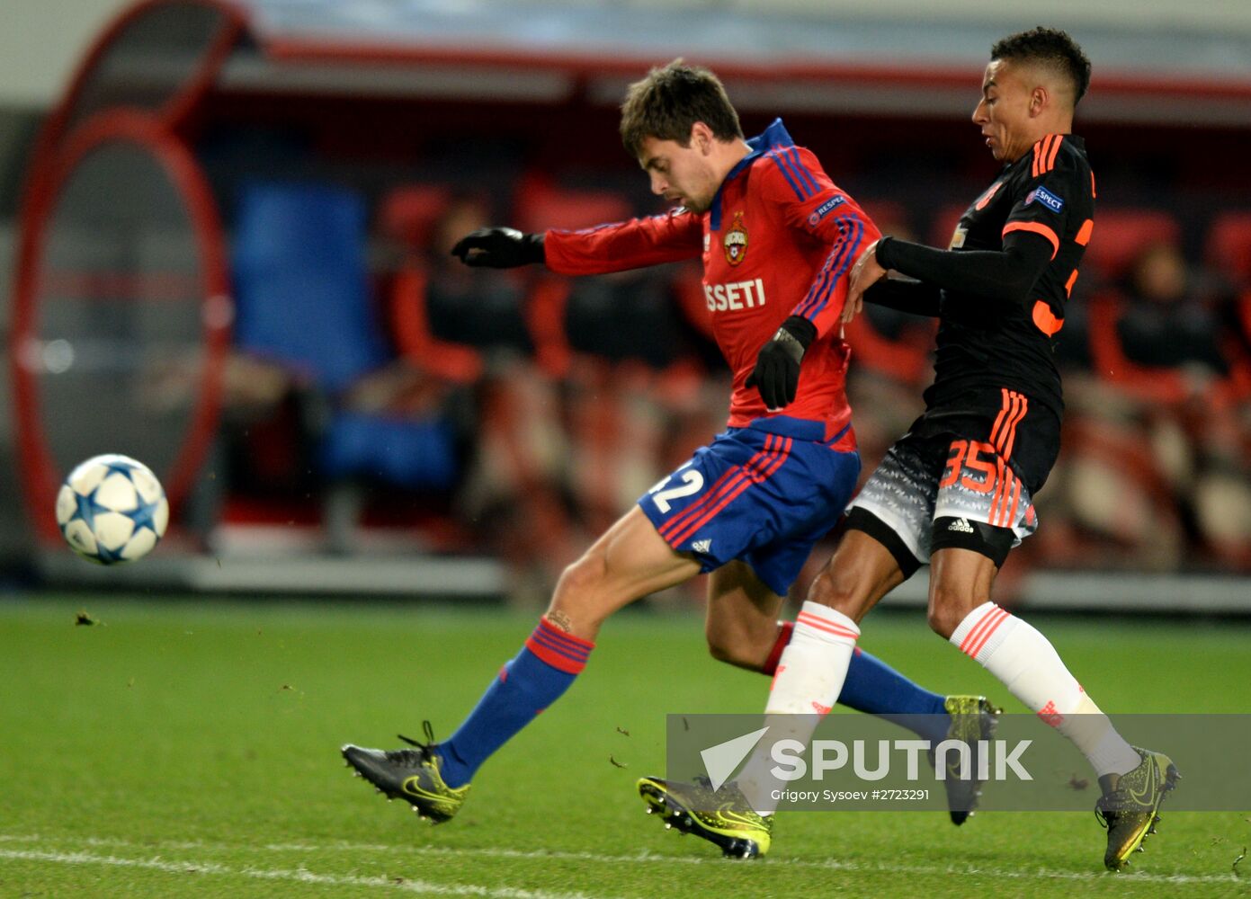 UEFA Champions League. CSKA vs. Manchester United