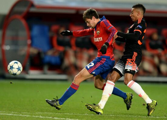 UEFA Champions League. CSKA vs. Manchester United