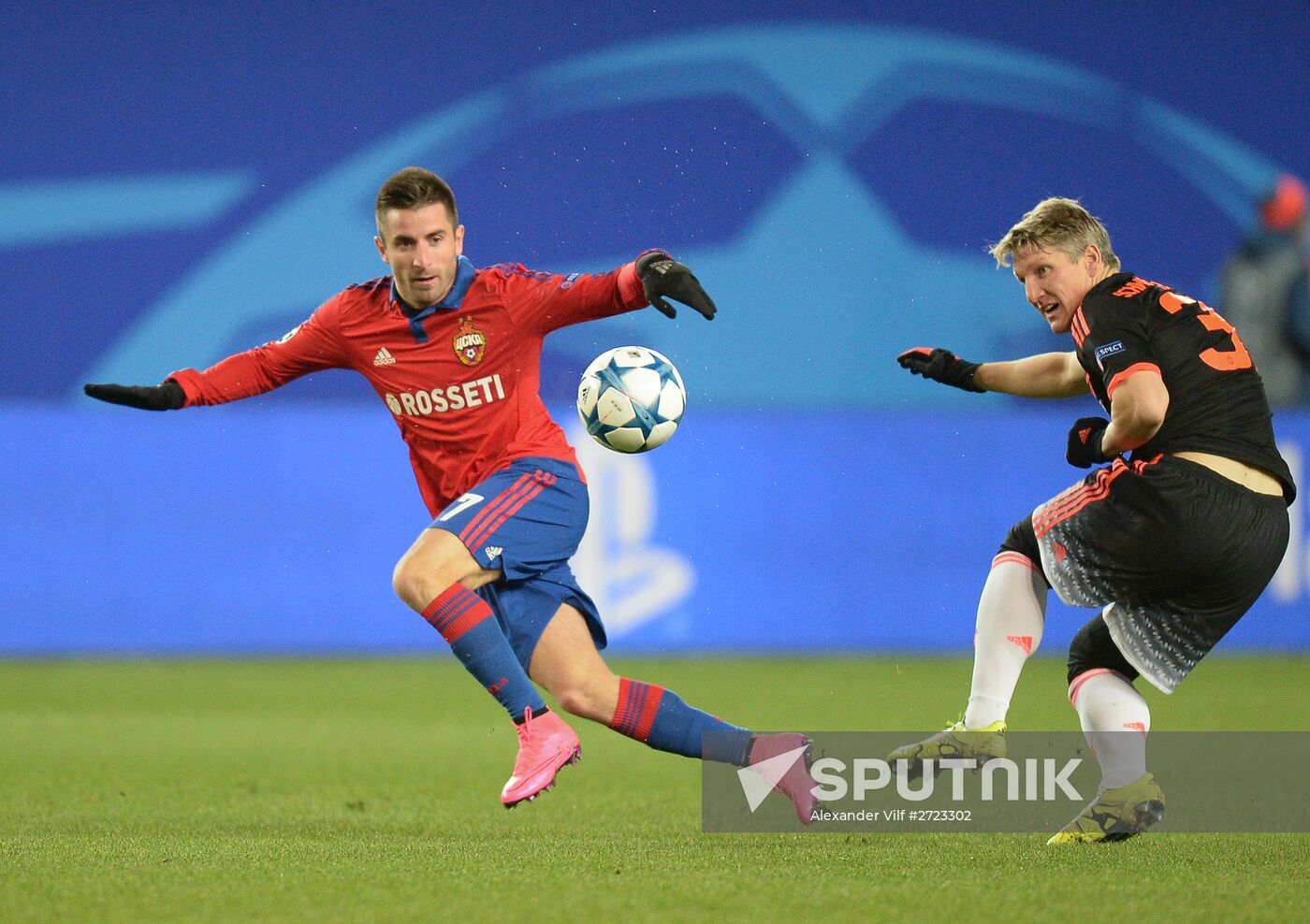 UEFA Champions League. CSKA vs. Manchester United