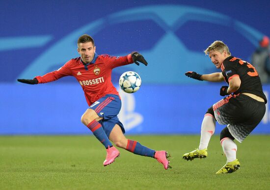 UEFA Champions League. CSKA vs. Manchester United