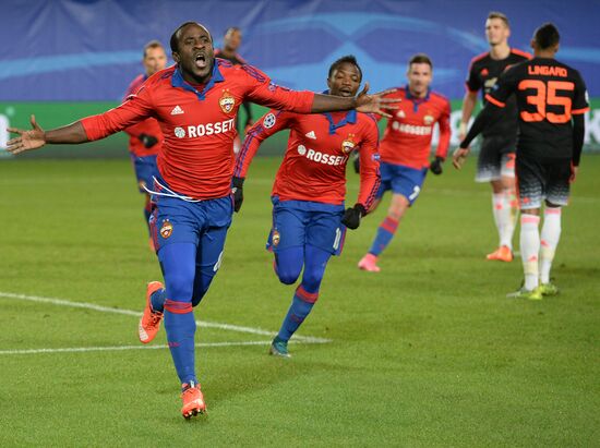 UEFA Champions League. CSKA vs. Manchester United