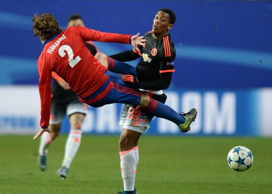 UEFA Champions League. CSKA vs. Manchester United