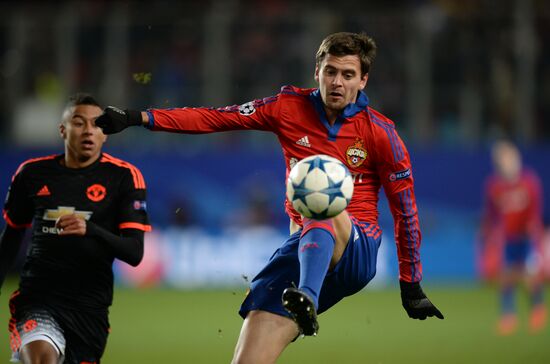 UEFA Champions League. CSKA vs. Manchester United