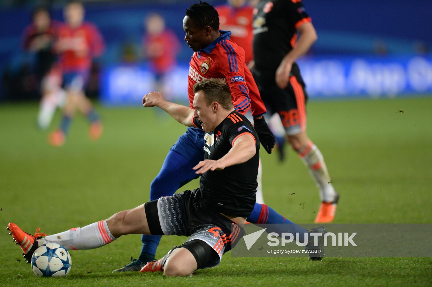 UEFA Champions League. CSKA vs. Manchester United