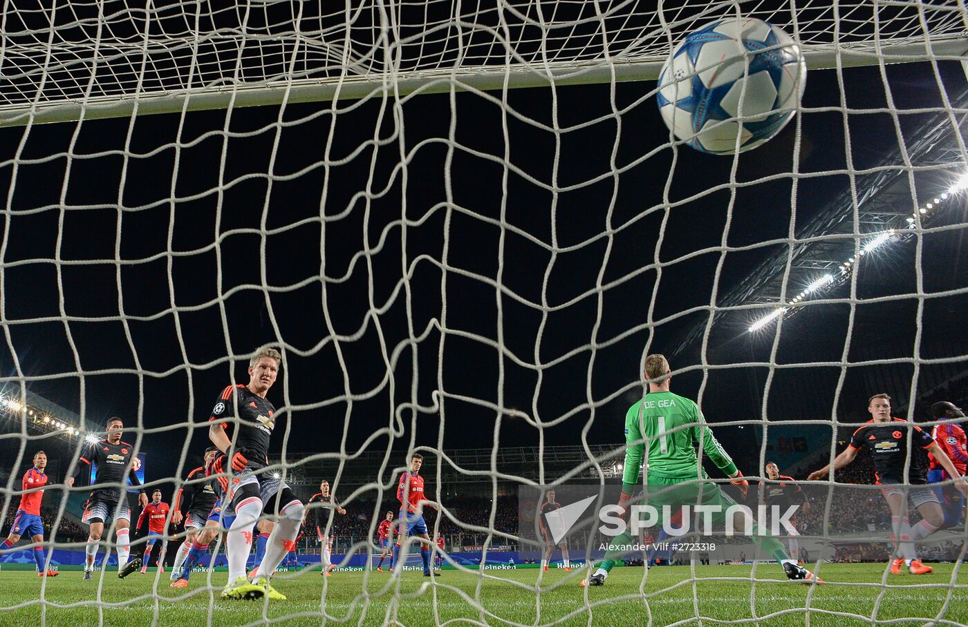 UEFA Champions League. CSKA vs. Manchester United