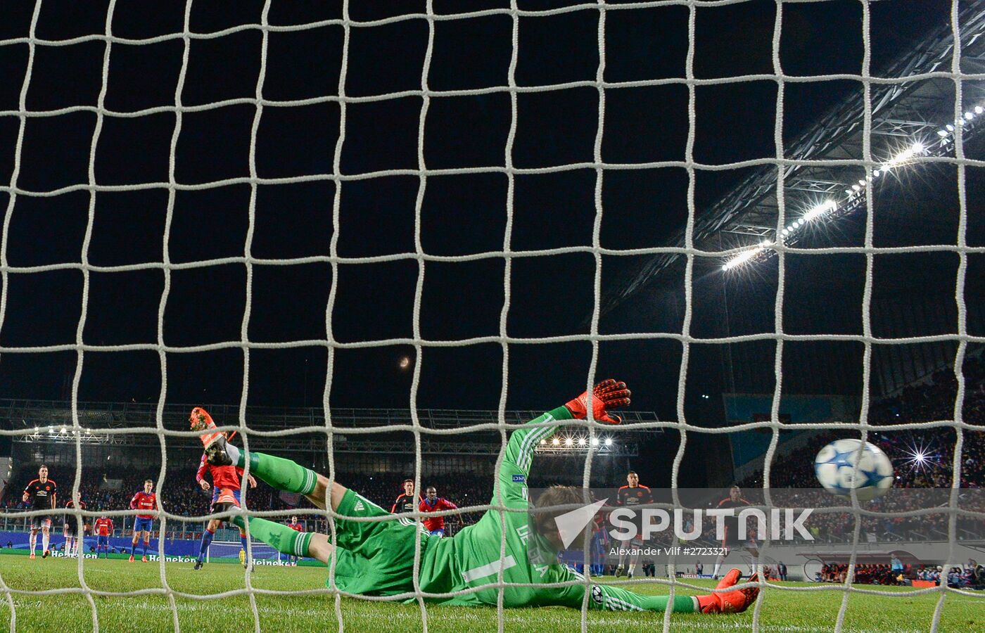 UEFA Champions League. CSKA vs. Manchester United
