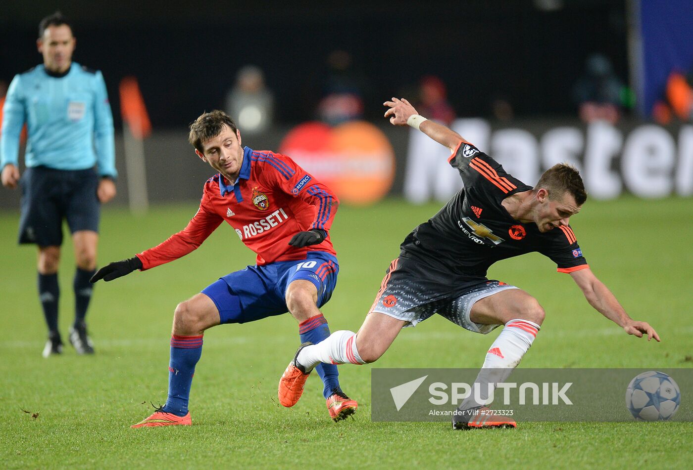 UEFA Champions League. CSKA vs. Manchester United