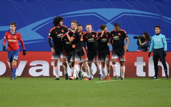 UEFA Champions League. CSKA vs. Manchester United