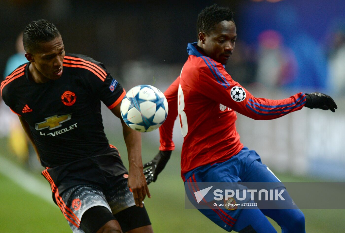 UEFA Champions League. CSKA vs. Manchester United