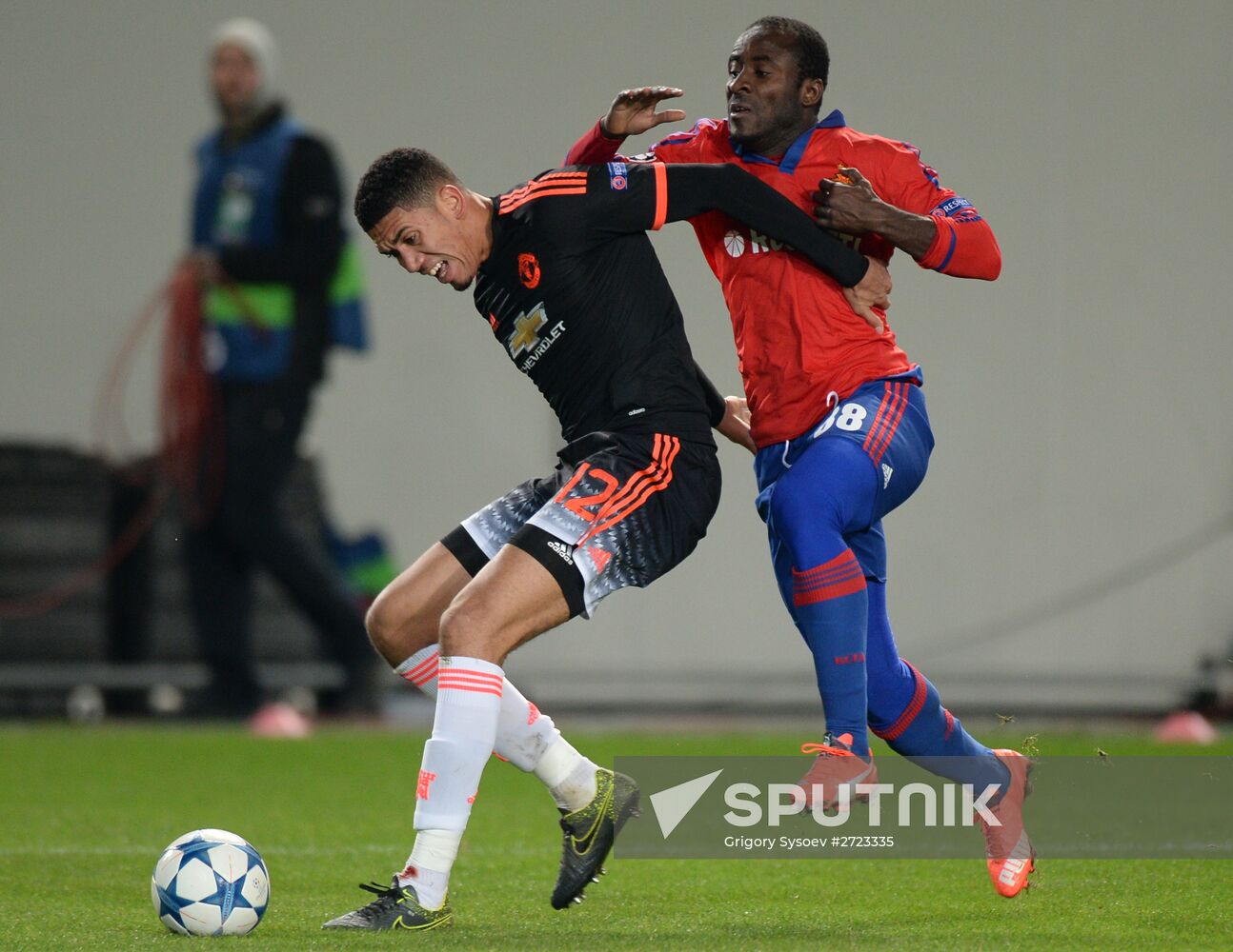 UEFA Champions League. CSKA vs. Manchester United