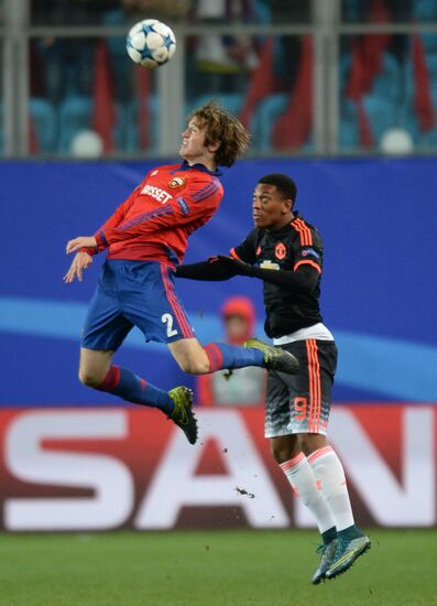 UEFA Champions League. CSKA vs. Manchester United