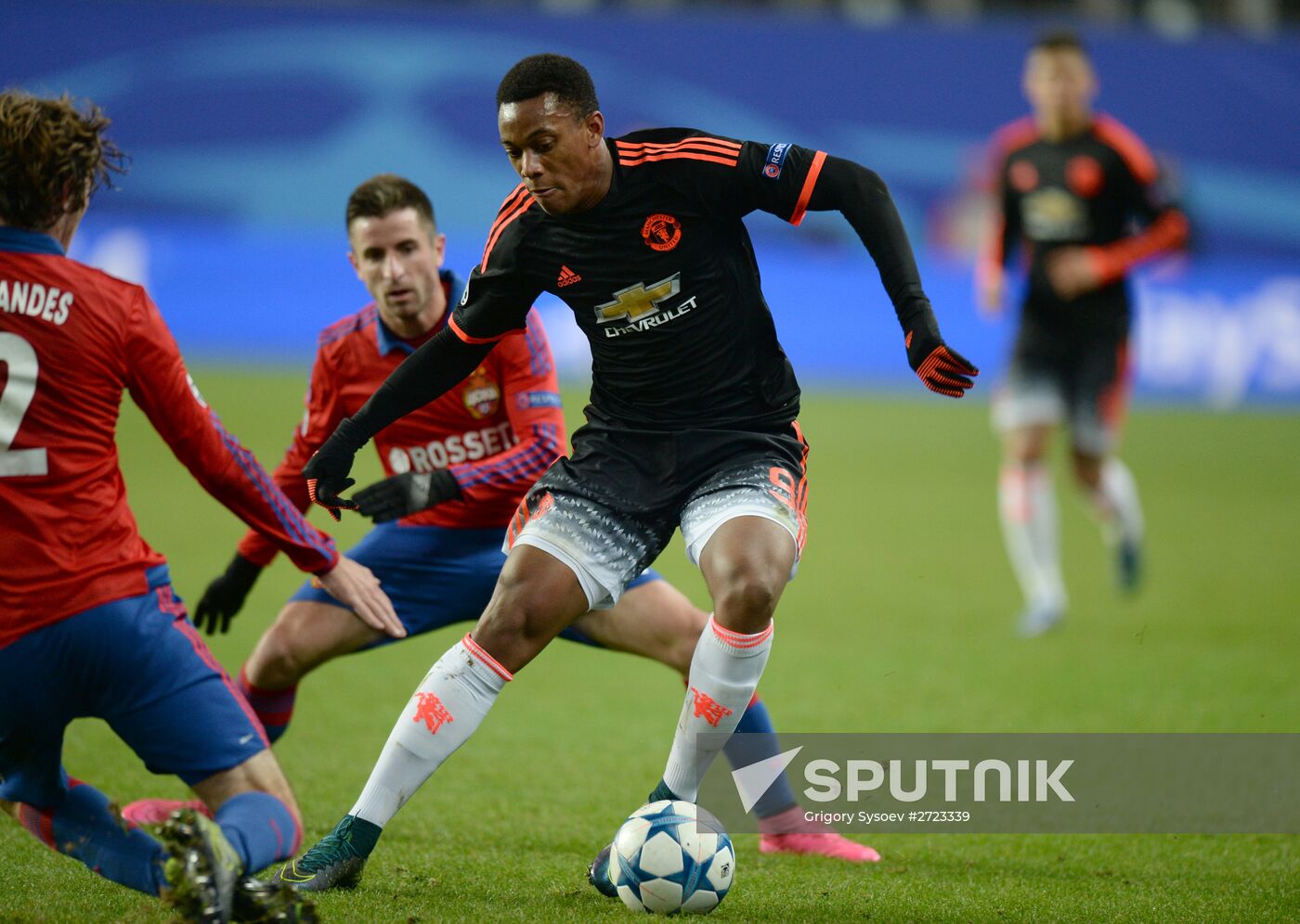 UEFA Champions League. CSKA vs. Manchester United