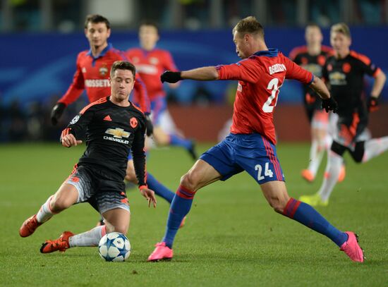 UEFA Champions League. CSKA vs. Manchester United