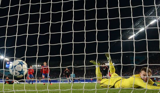 UEFA Champions League. CSKA vs. Manchester United