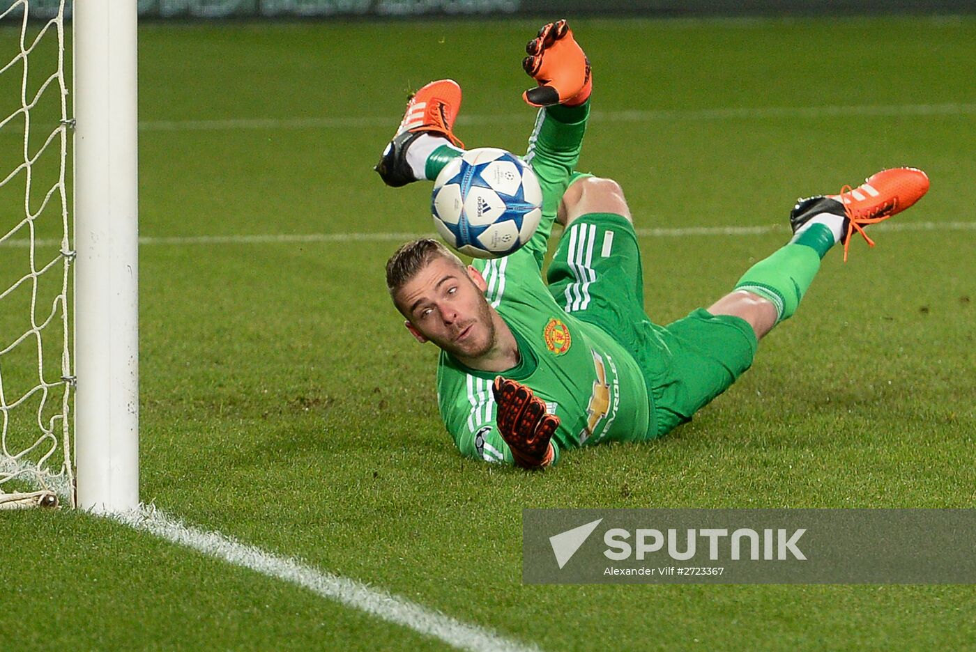 UEFA Champions League. CSKA vs. Manchester United