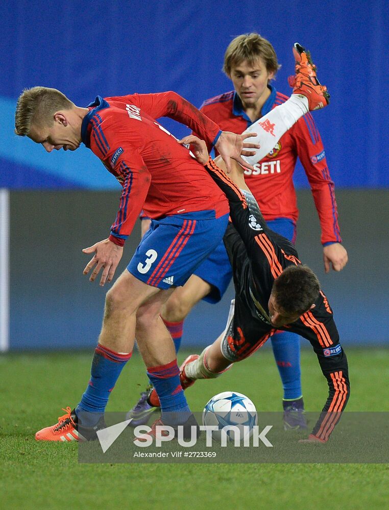 UEFA Champions League. CSKA vs. Manchester United