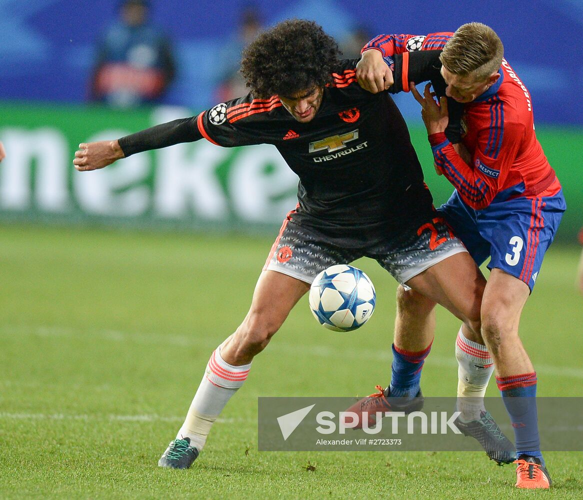 UEFA Champions League. CSKA vs. Manchester United
