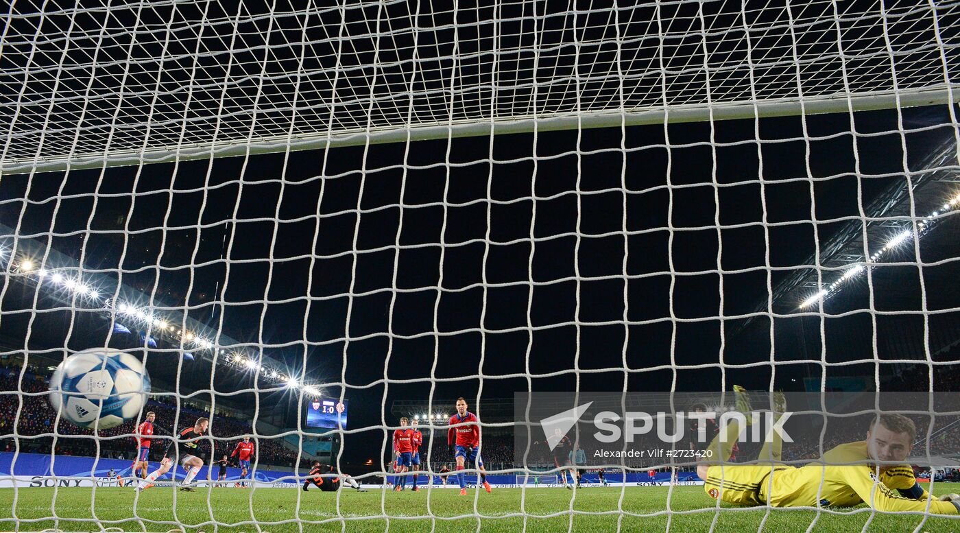 UEFA Champions League. CSKA vs. Manchester United