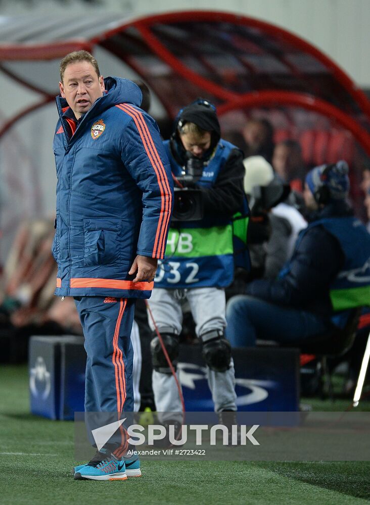 UEFA Champions League. CSKA vs. Manchester United