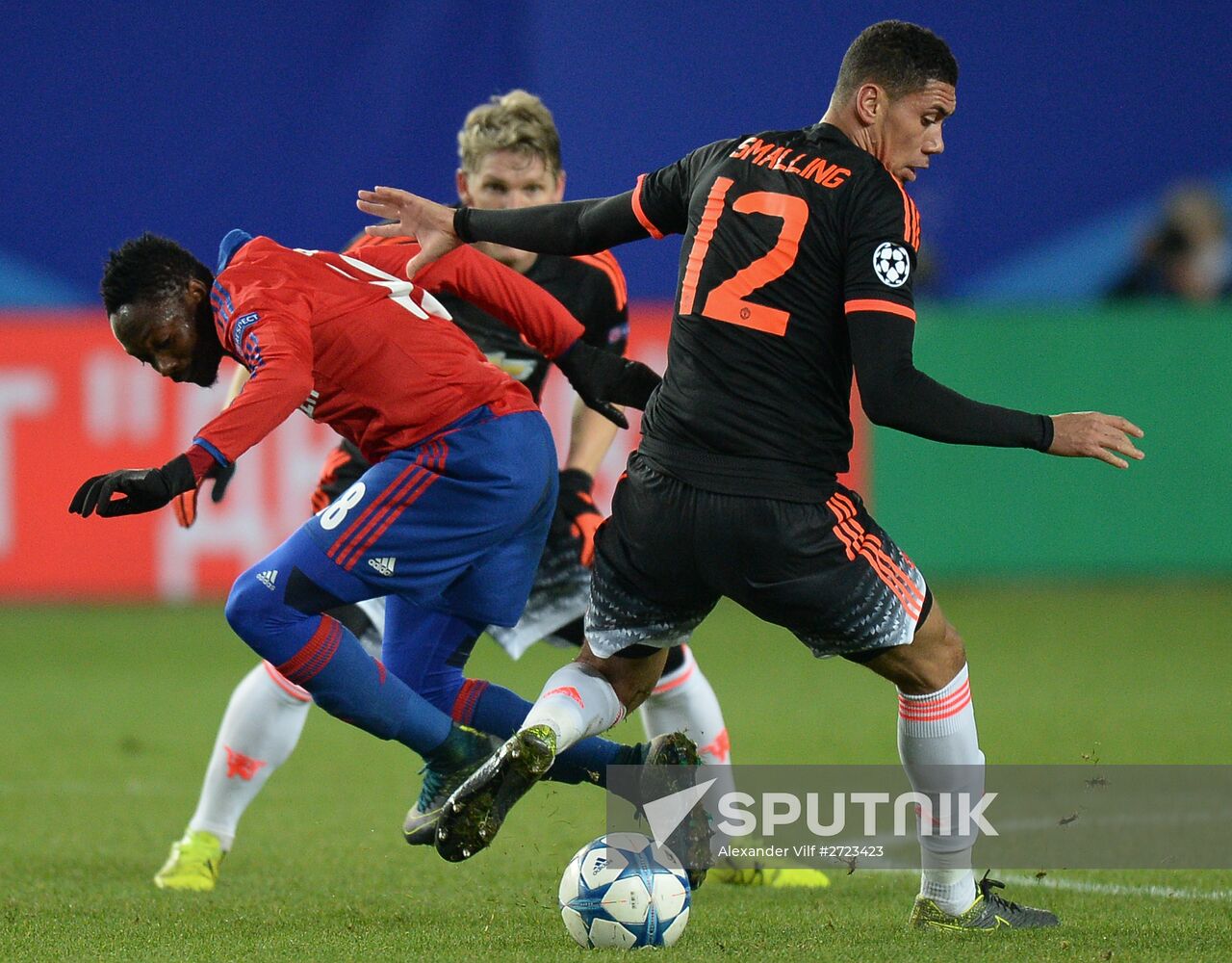 UEFA Champions League. CSKA vs. Manchester United