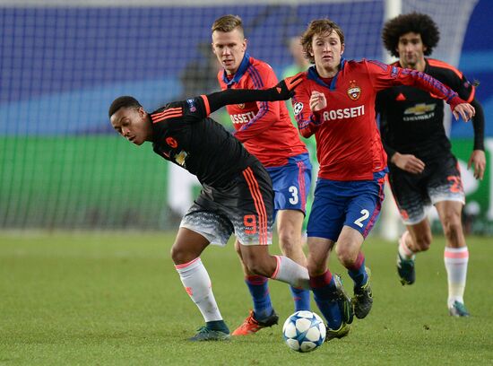 UEFA Champions League. CSKA vs. Manchester United