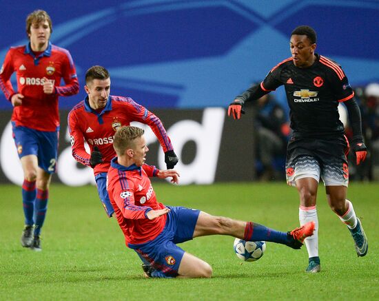 UEFA Champions League. CSKA vs. Manchester United