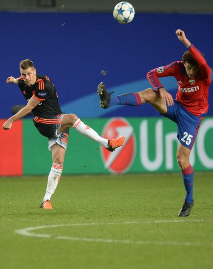 UEFA Champions League. CSKA vs. Manchester United
