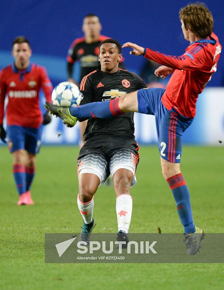 UEFA Champions League. CSKA vs. Manchester United
