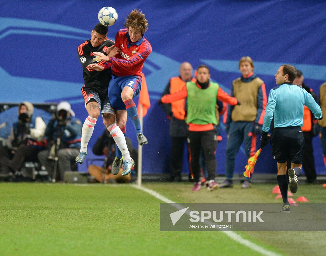 UEFA Champions League. CSKA vs. Manchester United