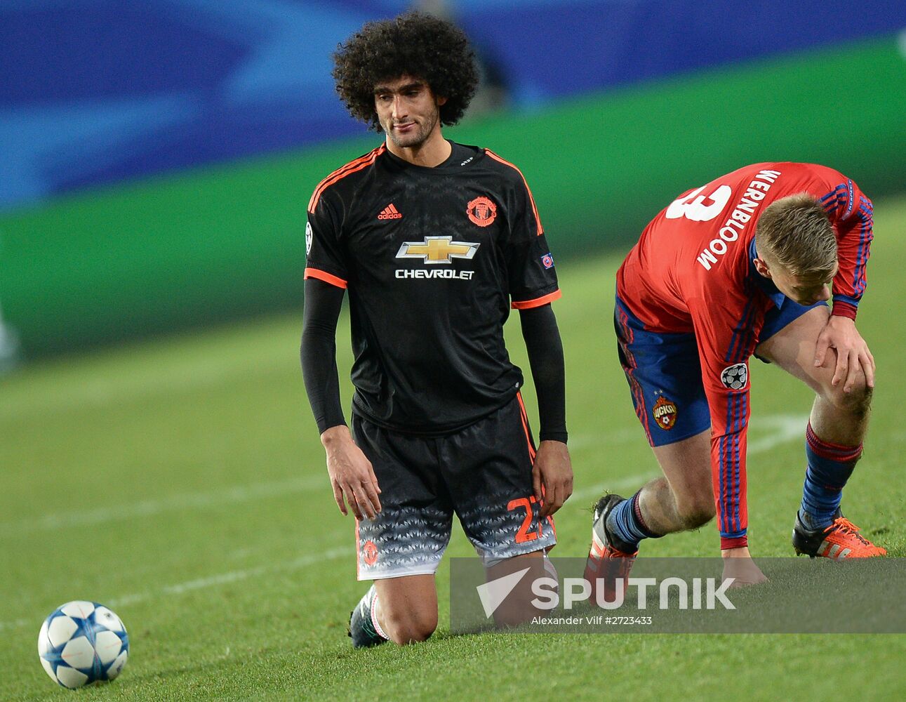 UEFA Champions League. CSKA vs. Manchester United
