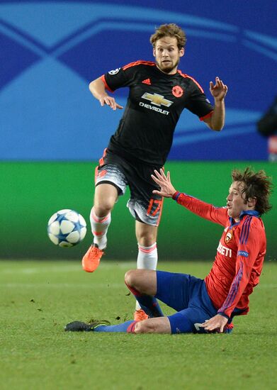 UEFA Champions League. CSKA vs. Manchester United
