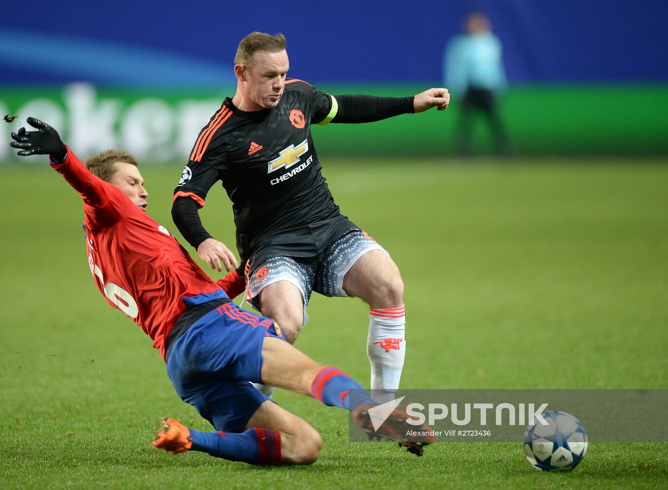 UEFA Champions League. CSKA vs. Manchester United