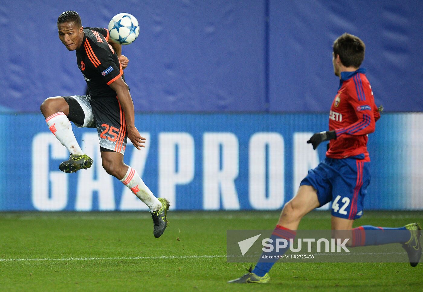 UEFA Champions League. CSKA vs. Manchester United