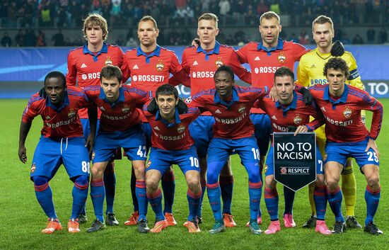 UEFA Champions League. CSKA vs. Manchester United