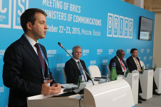 Meeting of the BRICS communications ministers. Day one